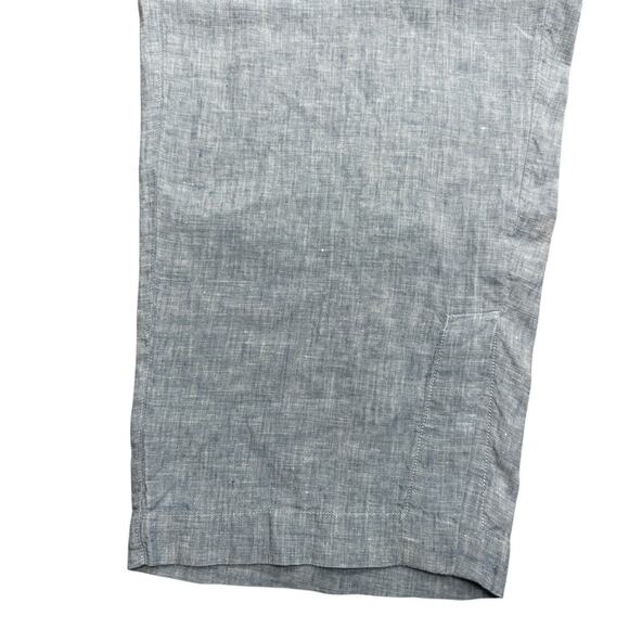 Athleta Retreat 100% Linen Pants Women Plus Size 22 High Rise Wide Leg Pull On - Picture 3 of 9